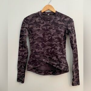 Lululemon Camo Long Sleeve Women's Top